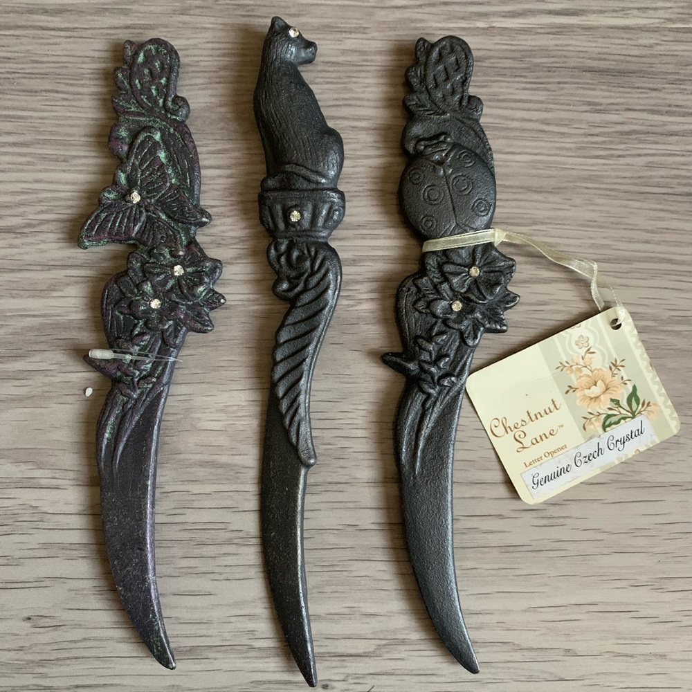 Czech Crystals Letter Openers
